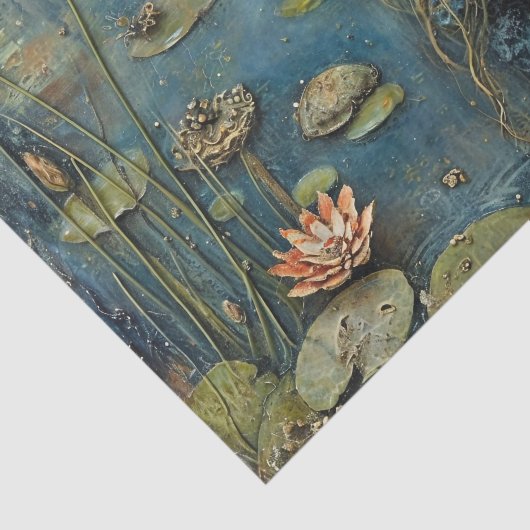 PAPIER MOUSSELINE DÉCOUPAGE LILY POND FAIRY (Détail)