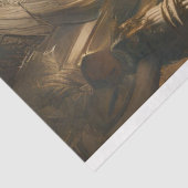 Papier Mousseline Découpage Lion Guardian Sacré Hall Angel ailes (Détail)