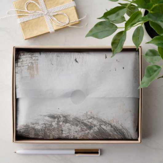 Papier Mousseline Découpage Lion majestueux & Croix (Cadeau)