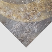 Papier Mousseline Découpage Lions Mystiques Crescent Tête Or Lune (Détail)