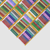 Papier Mousseline Découpage Livres Anniversaire (Détail)