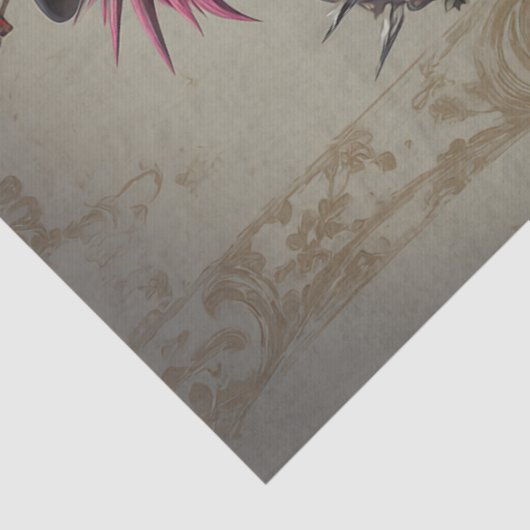 Papier Mousseline Decoupage Lizard The Sonic Swagger 1 Man Band (Détail)