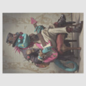 Papier Mousseline Decoupage Lizard The Sonic Swagger 1 Man Band (Recto)