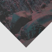 Papier Mousseline Découpage Lumières Nord époustouflantes (Détail)