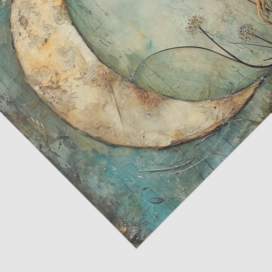 PAPIER MOUSSELINE DÉCOUPAGE LUNE FAIRY (Détail)