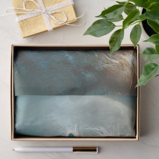 Papier Mousseline Découpage Lune Werewolf Imaginaire Créature (Cadeau)