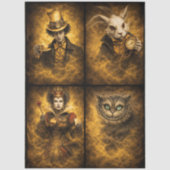 Papier Mousseline Decoupage Magically Inspired Character Set (Recto)