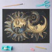 Papier Mousseline Découpage Magique Céleste Sun Crescent Moon Star (Artisanat)