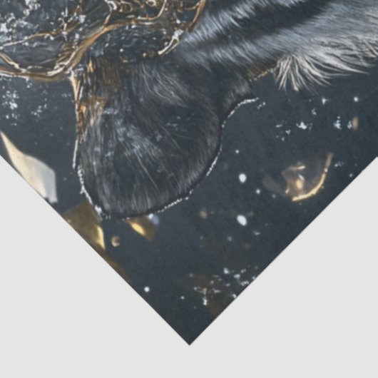 Papier Mousseline Découpage Magnifique Lion Luxar Guardian (Détail)