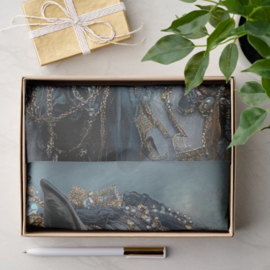 Papier Mousseline Découpage Majesque Mare Lady Élégance (Cadeau)