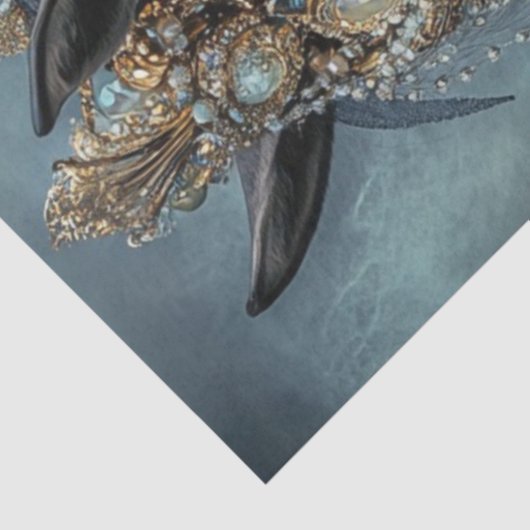 Papier Mousseline Découpage Majesque Mare Lady Élégance (Détail)