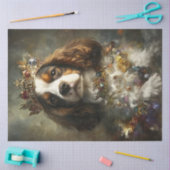 Papier Mousseline Découpage Majestic Cavalier King Charles Spaniel (Artisanat)