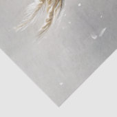 Papier Mousseline Découpage Majestic Chouette blanche épée & Bouclie (Détail)