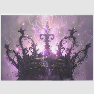 Papier Mousseline Découpage Majestic Couronne pourpre du Seigneur