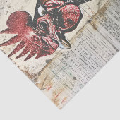 Papier Mousseline Découpage majestueuse du coq de poulet de ferme (Détail)