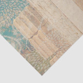 Papier Mousseline Découpage manuscrite vintage de texture rustique (Détail)