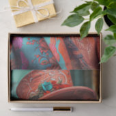 Papier Mousseline Découpage Masque Whimsical Manatee Elaborate & Col (Cadeau)