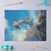 Papier Mousseline Découpage Maxfield Parrish (Artisanat)