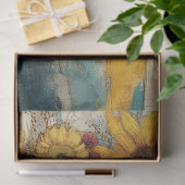 Papier Mousseline Découpage Médias mixtes Chariot de chiche Highland (Cadeau)