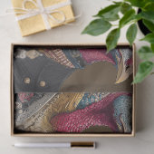 Papier Mousseline Découpage Metallica Turquie Feathers Funk Band (Cadeau)