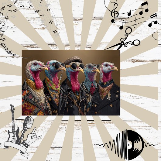 Papier Mousseline Découpage Metallica Turquie Feathers Funk Band