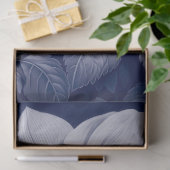 Papier Mousseline Découpage mobilier daliah marine bleu monochromati (Cadeau)