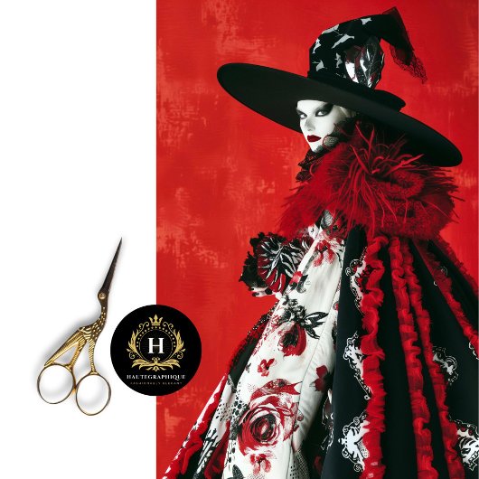 Papier Mousseline Découpage mode avant-gardiste gothique