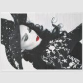 Papier Mousseline Découpage mode gothique (Recto)