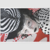 Papier Mousseline Découpage mode gothique (Recto)