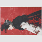 Papier Mousseline Découpage Mode Imaginaire Avant (Recto)