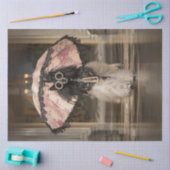 Papier Mousseline Découpage Mode Whimsical Show Standard Poodé (Artisanat)