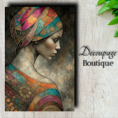 Papier Mousseline Découpage Mosaic