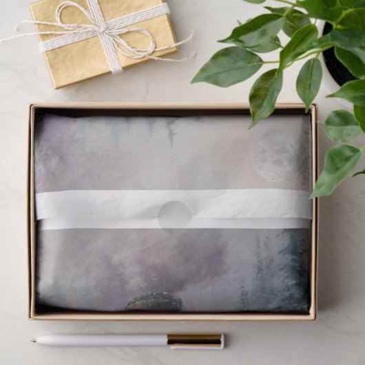 Papier Mousseline Découpage Moteur à vapeur Collage du train de Noël (Cadeau)