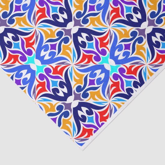 Papier Mousseline découpage motif abstrait (Détail)