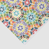 Papier Mousseline Découpage Motif Abstrait des cercles rétro (Détail)