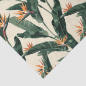 Papier Mousseline Découpage Motif botanique Oiseau du Paradis (Détail)