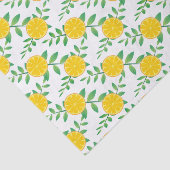 Papier Mousseline Découpage Motif de bouquet de citron (Détail)