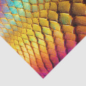 Papier Mousseline Découpage Motif de l'échelle arc-en-ciel (Détail)