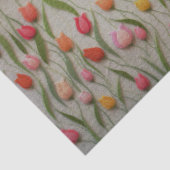 Papier Mousseline Découpage Motif de Tulip Felt (Détail)