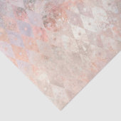 Papier Mousseline Découpage Motif Diamant Coloré (Détail)