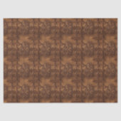 Papier Mousseline Découpage Motif en bois sculpté (Recto)