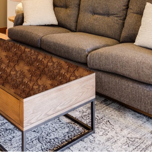 Papier Mousseline Découpage Motif en bois sculpté