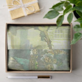 Papier Mousseline Découpage Motif espagnol mignon et emballage cadea (Cadeau)