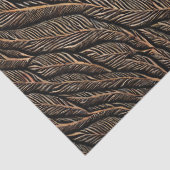 Papier Mousseline Découpage Motif Feuille (Détail)