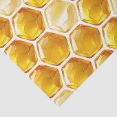 Papier Mousseline Découpage Motif Honeypeb en gras (Détail)