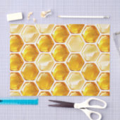 Papier Mousseline Découpage Motif Honeypeb en gras (Artisanat)