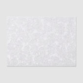 Papier Mousseline Découpage Motif Succulent Elégant Blanc (Recto)