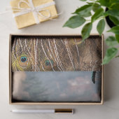 Papier Mousseline Decoupage Mountain Majestic Peacock Golden  (Cadeau)