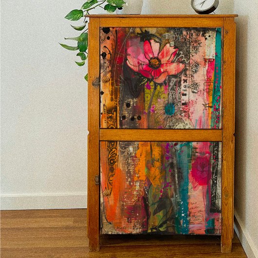 Papier Mousseline Découpage multimédia mixte