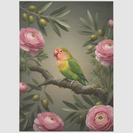 Papier Mousseline Decoupage Nature Poetry Collection (Recto)